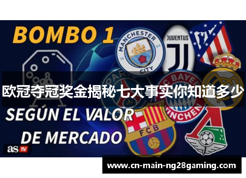 欧冠夺冠奖金揭秘七大事实你知道多少